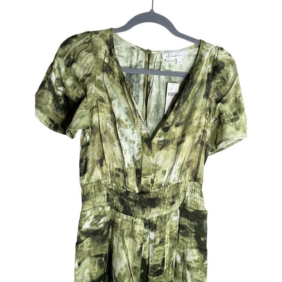 Anthropologie The Somerset Jumpsuit Olive Green Size XS NWT - Picture 6 of 7